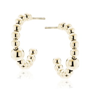 Cercei argint placati cu aur galben semicerc cu bilute DiAmanti Z2191EG-DIA (Argint 925‰ 1,7 g.) Cercei argint placati cu aur galben semicerc cu bilute DiAmanti Z2191EG-DIA (Argint 925‰ 1,7 g.)